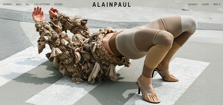 ALAINPAUL Développement e-shop fashion designer sous Shopify